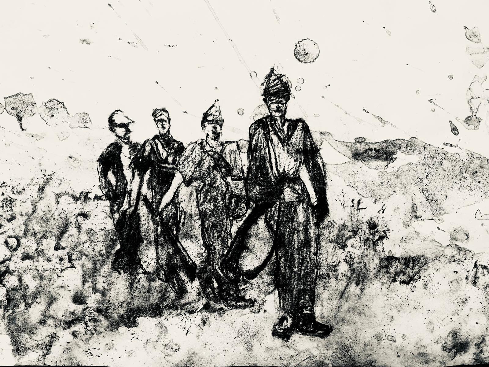 I Have Changed My Mind - Libretto text with illustrations by Mauricio Escobar Gomez