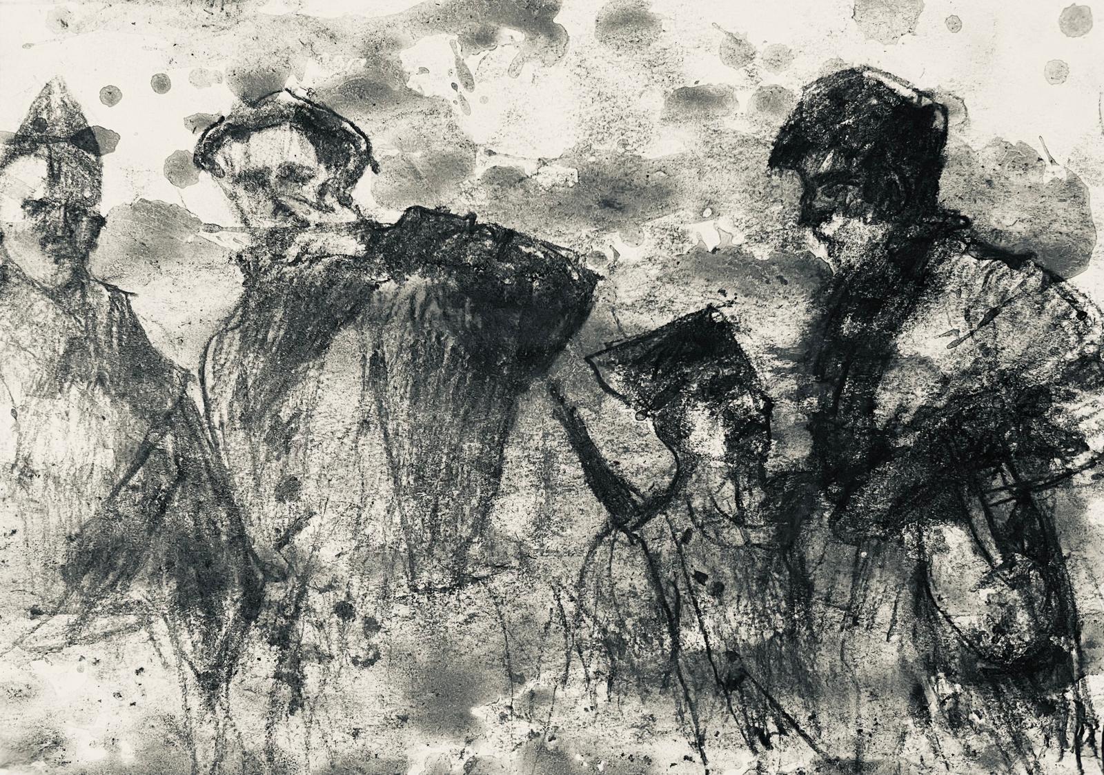 What Will Happen to Us All - Libretto text with illustrations by Mauricio Escobar Gomez