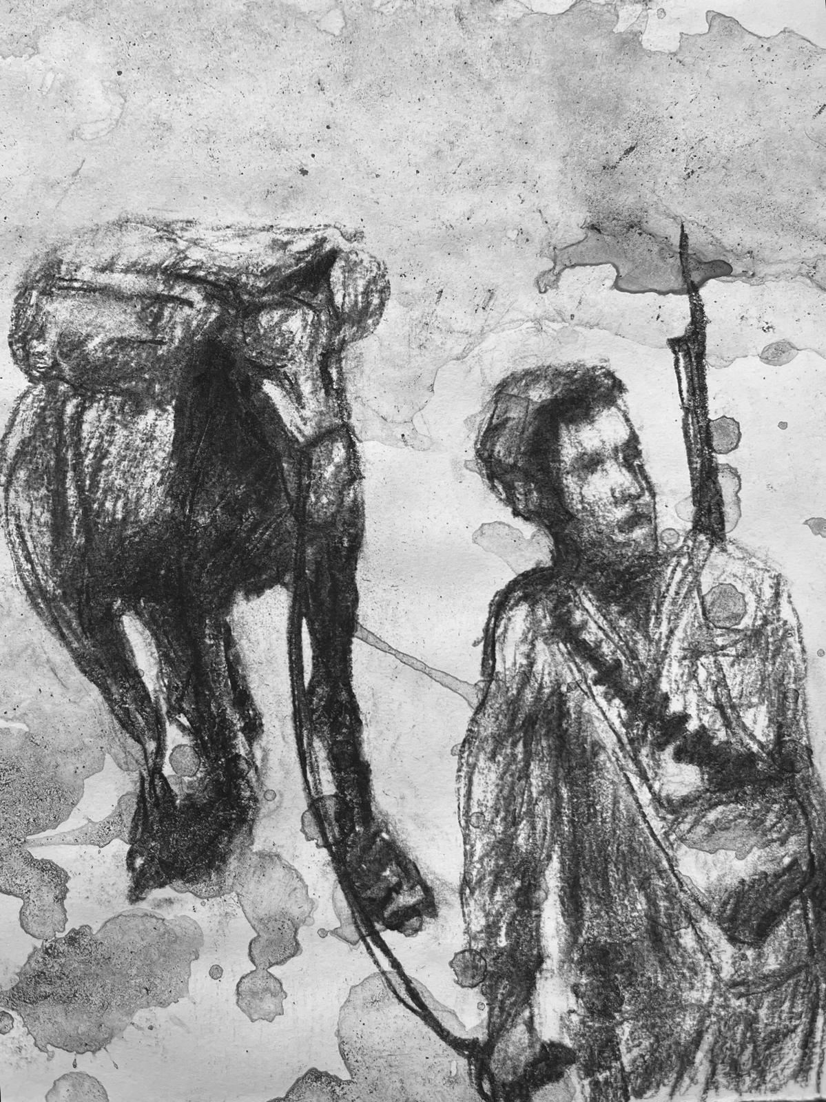 Pablo Returns - Libretto text with illustrations by Mauricio Escobar Gomez