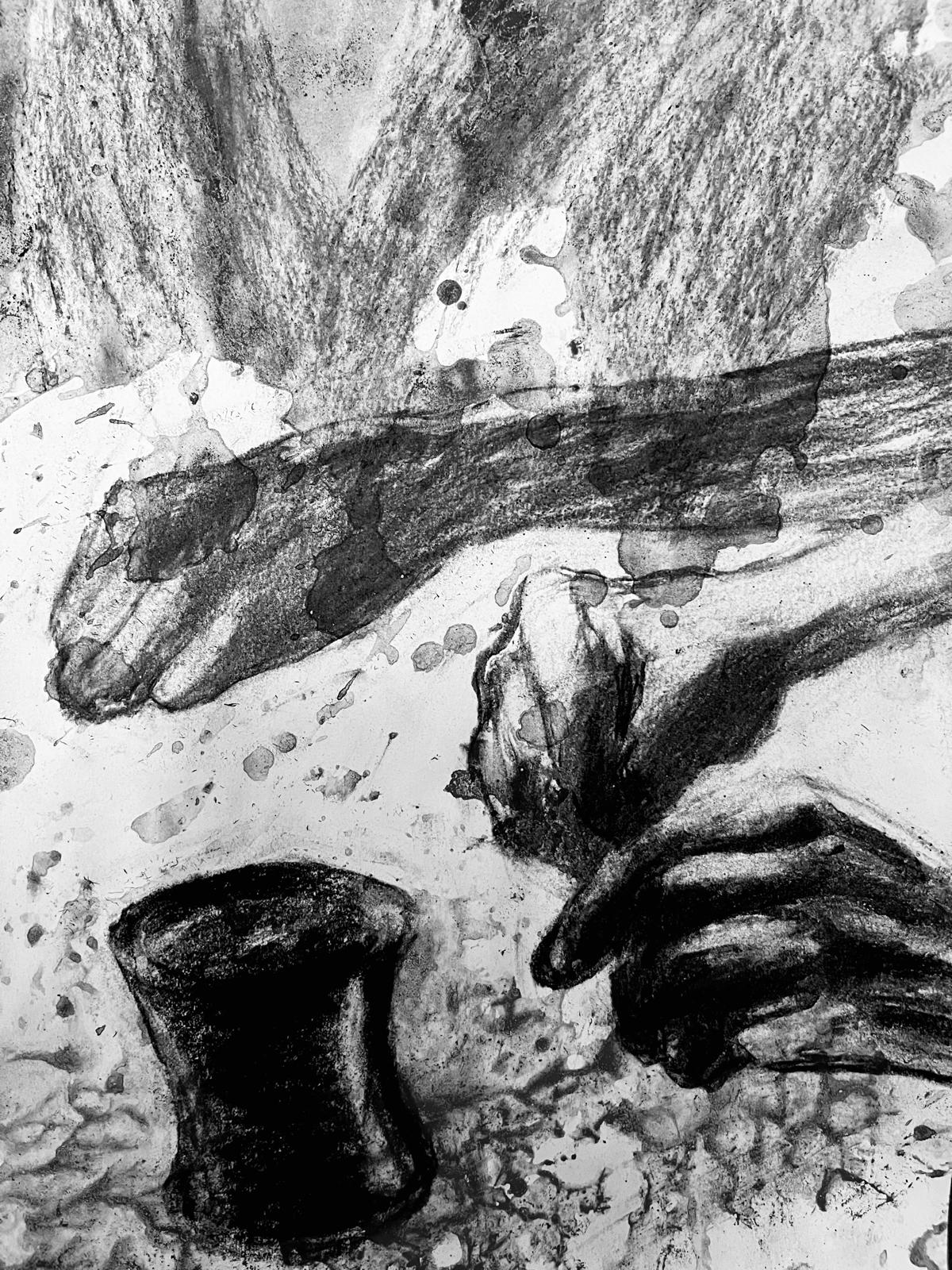 Blow the Bridge - Libretto text with illustrations by Mauricio Escobar Gomez