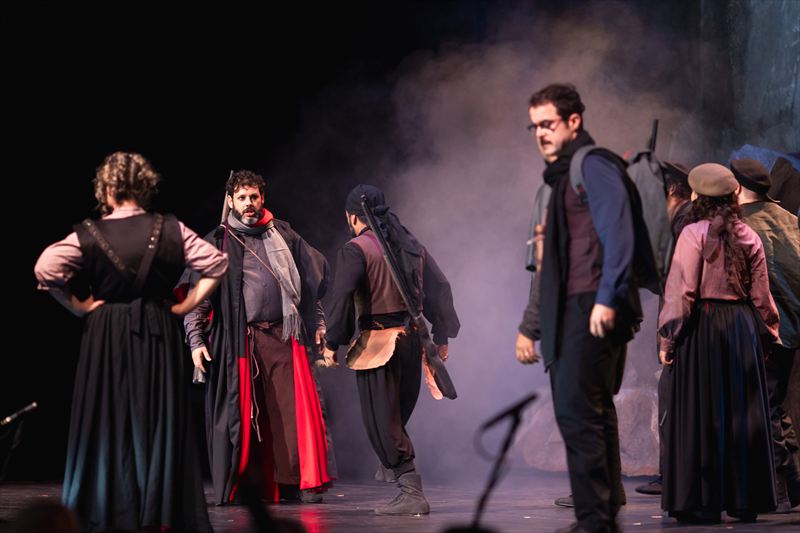 For Whom the Bell Tolls Opera World Premiere Brasilia Production Photo
