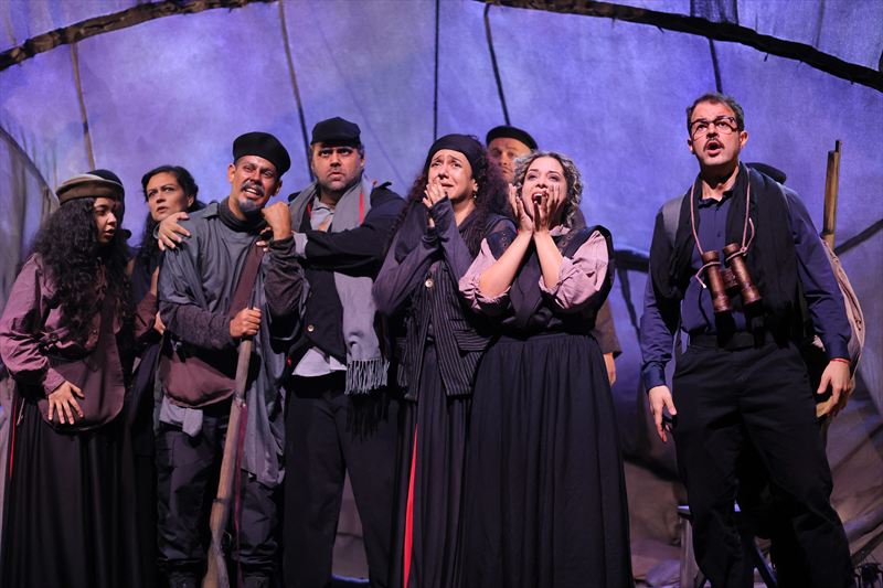 For Whom the Bell Tolls Opera World Premiere Brasilia Production Photo
