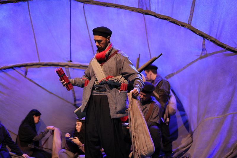 For Whom the Bell Tolls Opera World Premiere Brasilia Production Photo