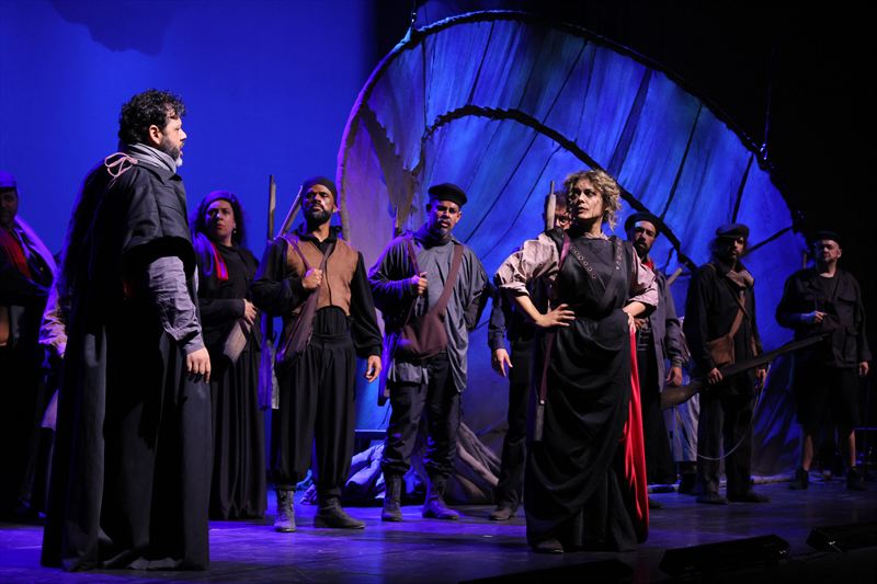 For Whom the Bell Tolls Opera World Premiere Brasilia Production Photo