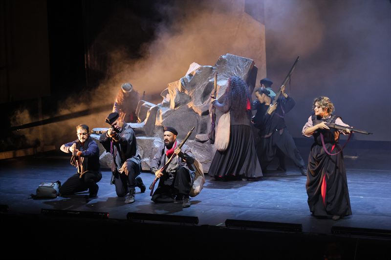For Whom the Bell Tolls Opera World Premiere Brasilia Production Photo