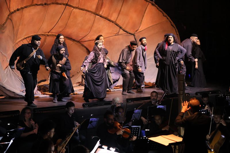 For Whom the Bell Tolls Opera World Premiere Brasilia Production Photo