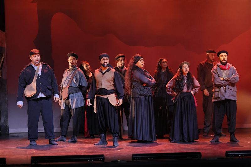 For Whom the Bell Tolls Opera World Premiere Brasilia Production Photo