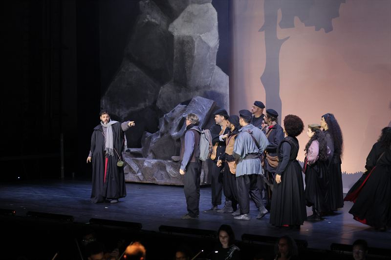 For Whom the Bell Tolls Opera World Premiere Brasilia Production Photo