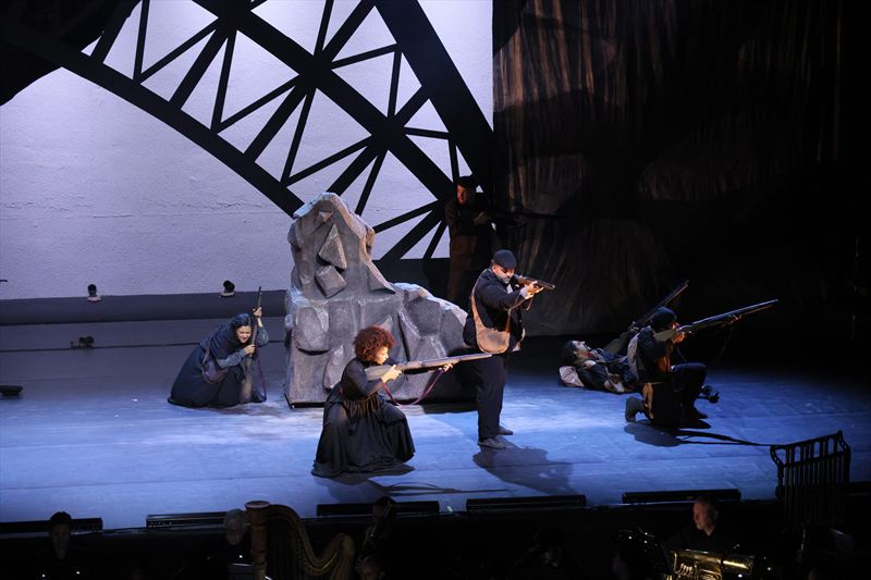 For Whom the Bell Tolls Opera World Premiere Brasilia Production Photo