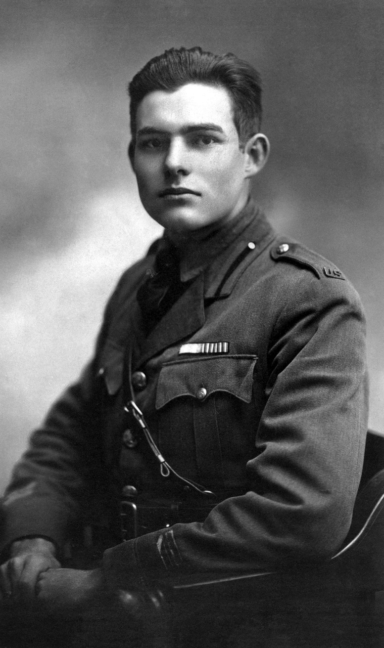 Ernest Hemingway in Milan 1918